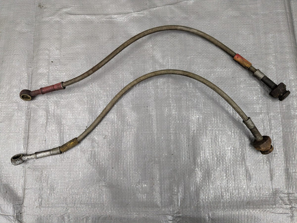 1990-2005 Mazda Miata Front Only Stainless Steel Braided Brake Line Set 90-05 98 — Mazda Miata MX-5 OEM part product photo