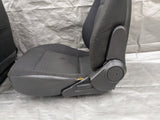 1999-2000 Mazda Miata Mx-5 OEM Black Cloth Seats Pair 98NB1174 99-00