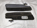 90-97 Mazda Miata 2 Piece Left Right Sun Visors Pair Black 92NASU 1990-1997