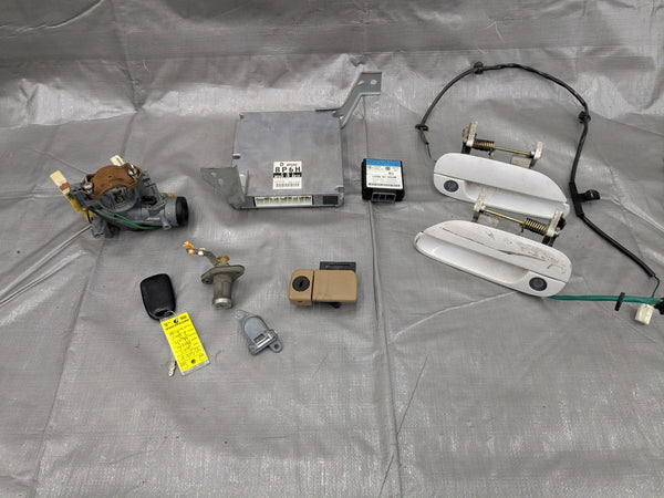 2001-2003 Mazda Miata MX5 Ignition Key Set ECU PCM Auto BP6H 01-03 01NBA3D — Mazda Miata MX-5 OEM part product photo