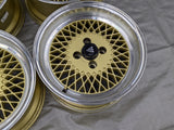 Enkei92 15x8 Rims 4x100 +25mm Offset ENKEI 465-580-4925SP Set of 4 Gold