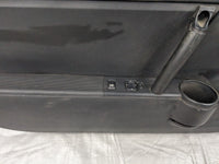 06-08 Mazda MX-5 Left Driver Door Card Panel Black 6 Speaker  NE59-68-45YL-02 #2