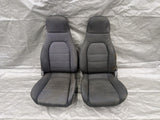 1990-1997 Mazda Mx-5 Miata OEM Black Cloth Seat Pair 91NA1900 90-97 Mazda Miata OEM used part