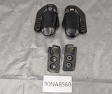 1990-2005 Mazda Miata Mx-5 OEM Soft Top Convertible Latch Latches Striker Set 90NA8560 90-05 Mazda Miata OEM used part