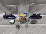 2001-2003 Mazda Miata Mx-5 Ignition Key Lock Set ECU PCM Auto BTT4 01NB1412 01-03 Mazda Miata OEM used part