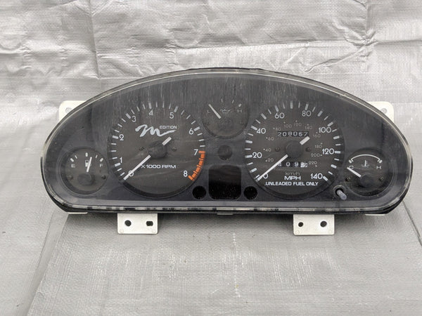 1994-1997 Mazda Miata Mx-5 OEM M Edition Dash Instrument Gauge Cluster Speedometer 208K Miles 94-97 — Mazda Miata MX-5 OEM part product photo