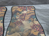 1990-2005 Mazda Miata Spinnywoosh Tan Floor Mats Carpet Used 90-05