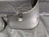 1999-2005 Mazda Miata Silver Rear Mud Flaps Flap Left Right Set 99-05 00NB6198