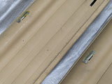 1999-2005 Mazda Miata MX-5 Door Sill Trim Cover Pair Chrome Tan 99-05