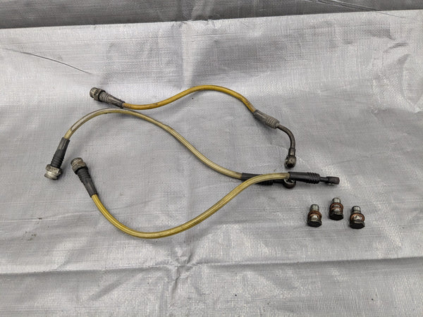 1990-2005 Mazda Miata Front Only Stainless Steel Braided Brake Line Set 90-05 — Mazda Miata MX-5 OEM part product photo