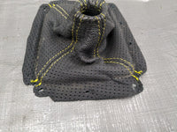 90-97 Mazda Miata NA Shift Boot Yellow Perforated Yellow Stitch  1990-1997