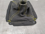 90-97 Mazda Miata NA Shift Boot Yellow Perforated Yellow Stitch  1990-1997