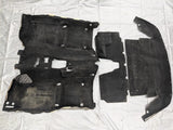 1994-1997 Mazda Miata Mx-5 OEM Carpet Set 3 Pieces Black 96NABK 94-97 Mazda Miata OEM used part