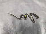 1994-1997 Mazda Miata Silver "M Edition" Fender Badge Emblem Genuine OEM 94-97