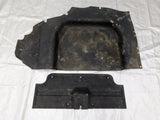 1990-1997 Mazda Miata Mx-5 OEM Black Rear Trunk Carpet Cover 2 Pieces 90-97 91NA3L — Mazda Miata OEM used part product photo