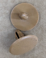 90-97 Mazda Miata Carpet Mats Tan Clips Pin 2 PCS NON Christmas Tree 1990-1997