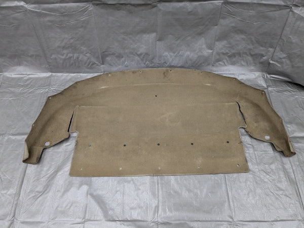 1999–2005 Mazda MX-5 Miata Tan Rear Parcel Shelf Carpet OEM NC10-68-640A 99-05 — Mazda Miata MX-5 OEM part product photo