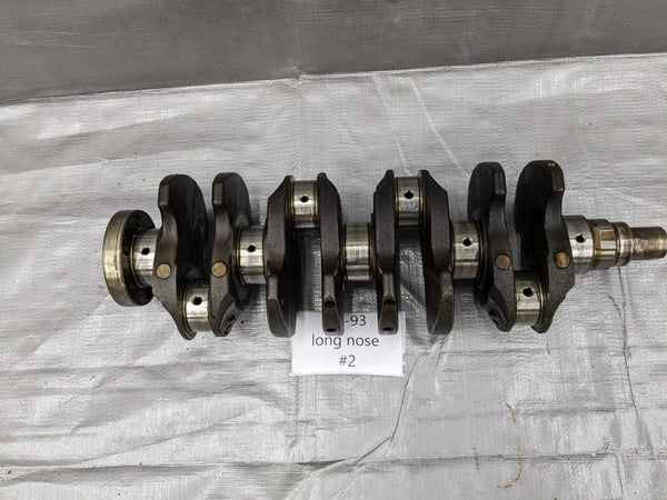 91.5-93 Mazda Miata Long Nose Crankshaft Good Keyway B6S7-11-300A 1991-1997 #2 — Mazda Miata MX-5 OEM part product photo