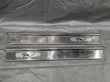 1990-1997 Mazda Miata Mx-5 OEM M Metal Chrome Door Sill Left & Right Set NA 90-97 #2 Mazda Miata OEM used part