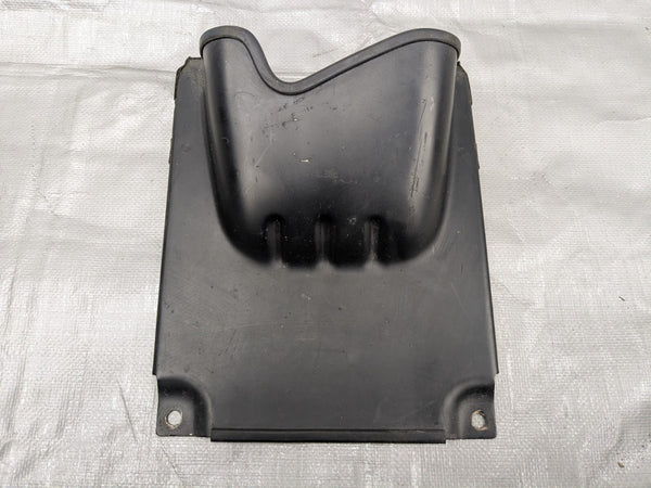 1990-1993 Mazda Miata Metal Lower Steering Column Dash Trim Panel Cover 91NASU — Mazda Miata MX-5 OEM part product photo