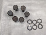1990-1993 Mazda Miata Mx-5 OEM Automatic Flexplate Bolt Set of 6 Complete 90-93 — Mazda Miata OEM used part product photo