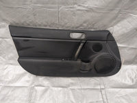 06-08 Mazda MX-5 Left Driver Door Card Panel Black 6 Speaker  NE59-68-45YL-02 #1