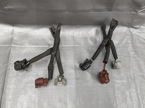 2001-2005 MAZDA MIATA LOW BEAM HEADLIGHT PLUG WIRE CONNECTOR PIG TAIL - PAIR OEM