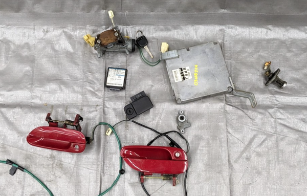 2004-2005 Mazda Miata MX5 OEM Ignition Key Set ECU PCM Manual Mazdaspeed Bp8J