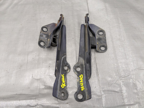 1990-1997 Mazda Miata Mx-5 OEM Hood Hinges Pair 90-97 96NAA2 — Mazda Miata MX-5 OEM part product photo