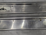 1990-1997 Mazda Miata OEM Metal Chrome Door Sill Left Right Set NA 90-97 *DENTS*
