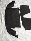 1990-1993 MAZDA MX-5 MIATA OEM CARPET SET 3 PIECES BLACK 91NASU 90-93