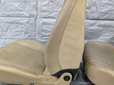 2001-2005 Mazda Miata Mx-5 OEM Tan Vinyl Seats Pair  01-05 00NB7436