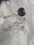 1990-1993 Mazda Miata MX5 OEM Ignition Key Set Lock Manual 90-93 93NA3692
