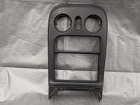 1994-1997 Mazda Miata MX-5 OEM Center Console Radio Trim Bezel Tombstone Black — Mazda Miata MX-5 OEM part product photo
