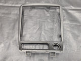 1999-2005 MAZDA MIATA RADIO BEZEL SURROUND TRIM SILVER 99-05 — Mazda Miata MX-5 OEM part product photo