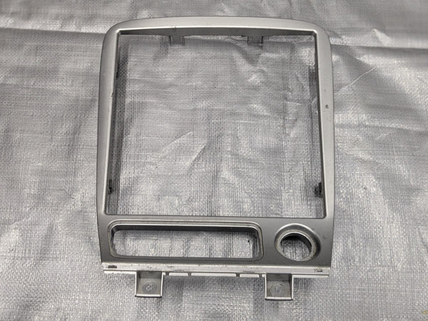 1999-2005 MAZDA MIATA RADIO BEZEL SURROUND TRIM SILVER 99-05 — Mazda Miata MX-5 OEM part product photo