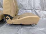 2001-2005 Mazda Miata Mx-5 OEM Tan Vinyl Seats Pair 01-05 01NB4157