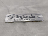 90-97 Mazda Miata Rear Emblem MX-5 Badge Black & Chrome NA Mk1