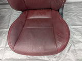 2001-2005 Mazda Miata Mx-5 OEM Red Vinyl Leather Seats Pair 01-05 04NB4374