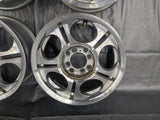 14x5" +45 offset 4x100 bolt patter aluminum wheels