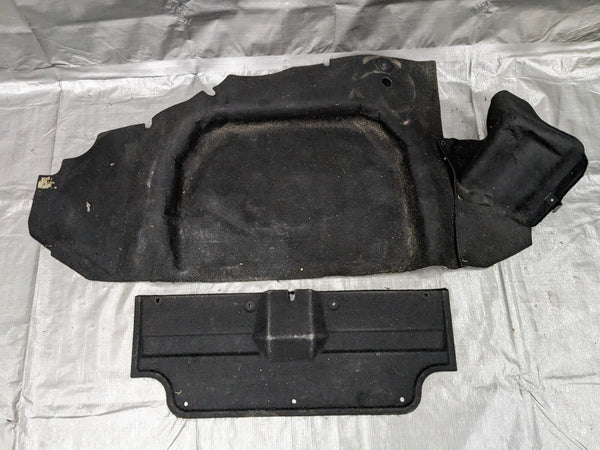 1990-1997 Mazda Miata Mx5 Black Rear Trunk Carpet Cover 4 Pieces 90-97 93NAUC