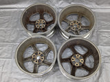16” Mazda Miata Chrome Alloy Wheel Rim Twist 5 spoke 16x6.5 +40 4x100  01NB0469
