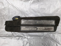 90-97 Mazda Miata 2 Piece Left Right Sun Visors Pair Black 91NAUC 1990-1997