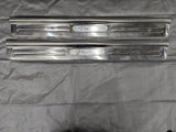 1999-2005 Mazda Miata MX-5 Door Sill Trim Cover Pair Chrome Tan 99-05