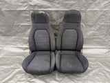 1990-1997 Mazda Mx-5 Miata OEM Black Cloth Seat Pair 03NB9732 90-97 Mazda Miata OEM used part
