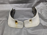 1999-2005 Mazda Miata Mx-5 White Rear Mud Flaps Flap Left Right Set 00NBPT 99-05 OEM Mazda Miata MX-5 part image