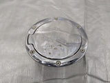 1999-2005 Mazda Miata Mx-5 NB OEM Chrome Fuel Cap Gas Door Lid 01NB22A 99-05 — Mazda Miata OEM used part product photo
