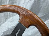 Steering Wheel Wood Wooden 350mm NO Hub Adapter