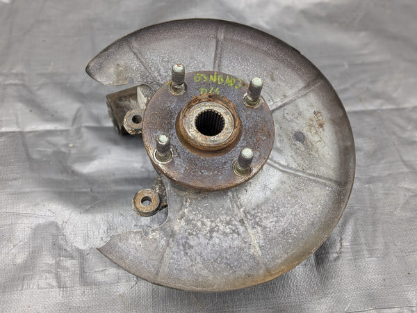 2004-2005 Mazda Miata Rear Spindle Knuckle Driver Side No ABS N067-26-150 - Mazda Miata MX-5 OEM Replacement Part