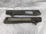 1990-1997 Mazda Miata Mx-5 OEM 2 Piece Left Right Sun Visors Pair Black 93NASU 90-97 — Mazda Miata OEM used part